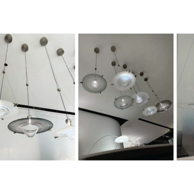 ECOJAS Villa Restaurant New Design Lighting Decoration Handmade Glass Chandelier
