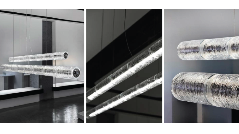 Marsden Modern Minimalist Cloud Crystal Chandelier Minimalist Vertical Long Designer Pendant Light