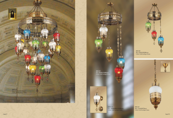 Mediterranean Muslim Indoor House Desk Decoration Vintage Table Light Bedroom tiffany Luxury Table Lamp