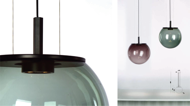 Nordic Style Modern Simple Designer Glass Chandelier for Bedroom & Restaurant Creative Pendant Light for Bar & Table Bedside