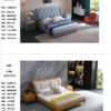 New Trend Modern Bed Space Saving Double Bed Modern Storage Mid Century Bed