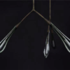 Large Hotel Lobby Lamp Sales Department Sand Table Lamp Art Water Drop Lamp Pavilion Villa Hall Project Chandelier Customization