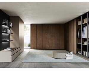Double Bedroom Furniture Set with Storage Wardrobe